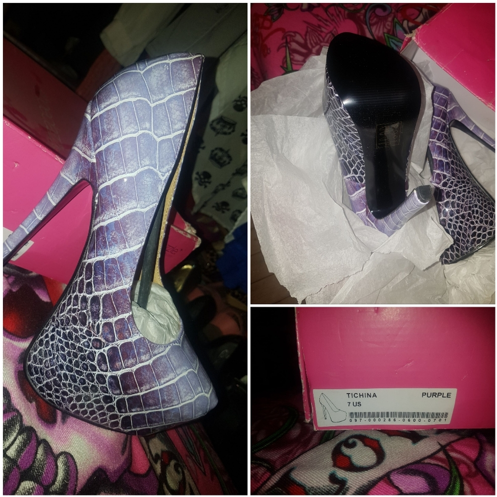 Purple stiletto